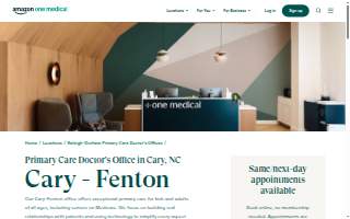 One Medical Primary Care Clinic - Cary - Fenton website