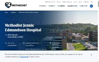 Methodist Jennie Edmundson Hospital Advanced Wound Center website