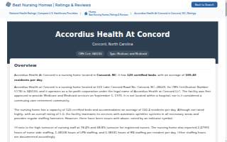 Accordius Health at Concord website