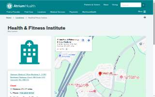 Health & Fitness Institute website
