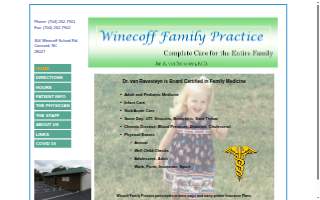 Winecoff Family Practice website
