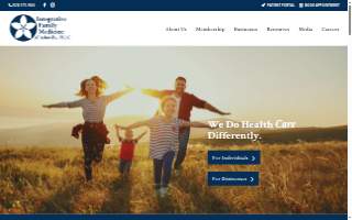Integrative Family Medicine of Asheville website