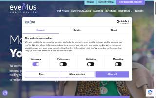 Eventus WholeHealth website