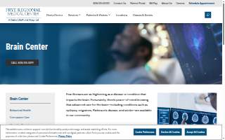 Frye Regional Brain Center website