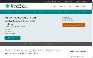 Hickory Surgical Clinic website