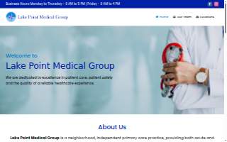 Lake Point Medical Group website