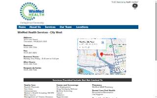 WinMed City West website