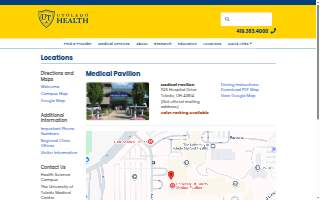 UTMC Medical Pavilion website