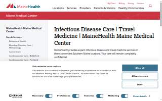 MaineHealth Infectious Disease - South Portland website