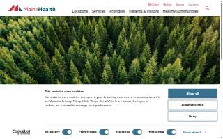 Maine Medical Partners website