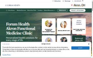 Forum Health Akron website