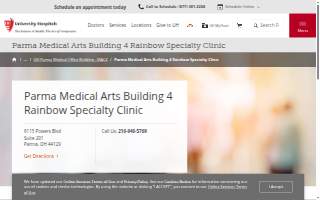 UH Parma Medical Arts Building 4 Rainbow Specialty Clinic website