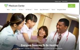 Medcare Center website