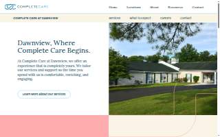 Complete Care at Dawnview website