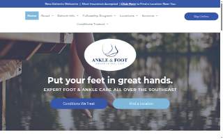Ankle and Foot Clinic Inc website