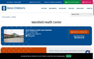 Akron Children's Health Center, Mansfield website
