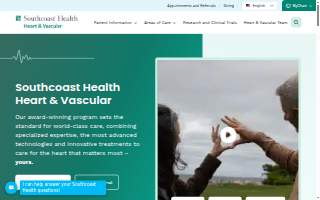 Southcoast Health Cardiology of Fall River website