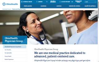 Ohio Health Physicians Group website