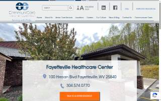Fayetteville Healthcare Center website