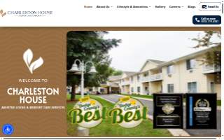 Charleston House Assisted Living & Memory Care website