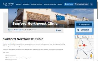 Sanford Northwest Clinic website