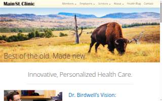 MainStreet Clinic: Brian Birdwell MD website