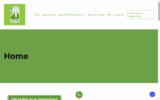 THCF Medical Clinic website