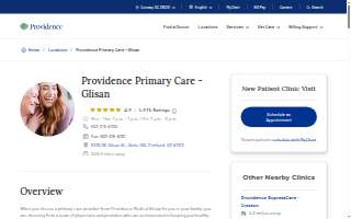 Providence Primary Care - Glisan website