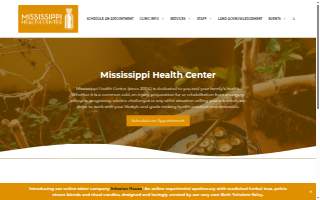 Mississippi Health Center website