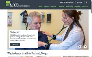 NUNM Health Center - Lair Hill (Campus) website