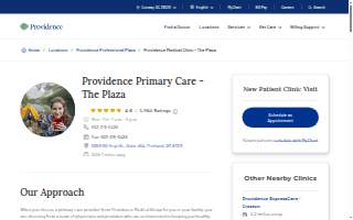 Providence Medical Plaza website