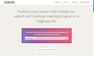 Ross Medical Education Center of Saginaw website