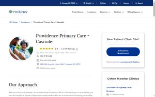 Providence Primary Care - Cascade website