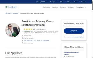 Providence Primary Care - Southeast Portland website