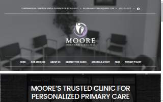 Moore Family Care and Wellness LLC website