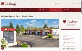 Oaklawn Express Care - Beckley Road website
