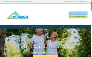 Paradigm Restorative Health Clinic website