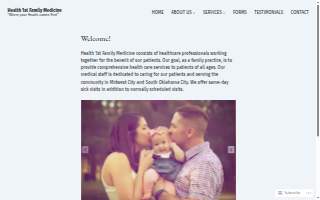 Health 1st Family Medicine, PLLC website