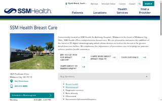 Breast Care Center website