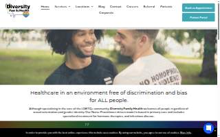 Diversity Family Health-Norman website