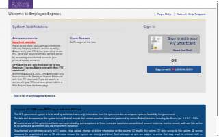 Employee Fitness Center website
