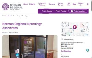 Norman Regional Neurology Associates website