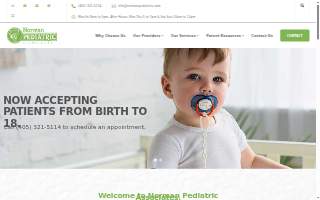 Norman Pediatric Associates website