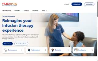 FlexCare Infusion Centers of Enid website