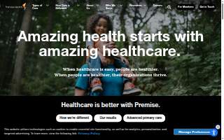 Premise Health of Enid website
