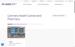 Mosaic Community Health - Conners Health Center website