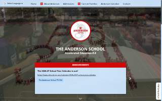 The Anderson School website