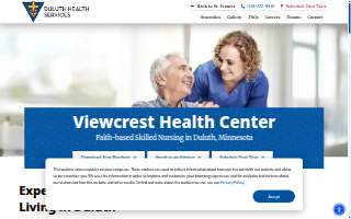 Viewcrest Health Center website