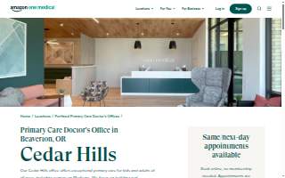 One Medical Primary Care Clinic - Cedar Hills website