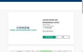 Coastal Health and Rehabilitation Center website